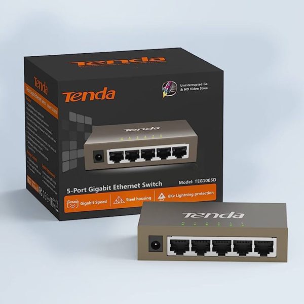 سوئیچ 5 پورت تندا TEG1005D ا Tenda TEG1005D 5-Port