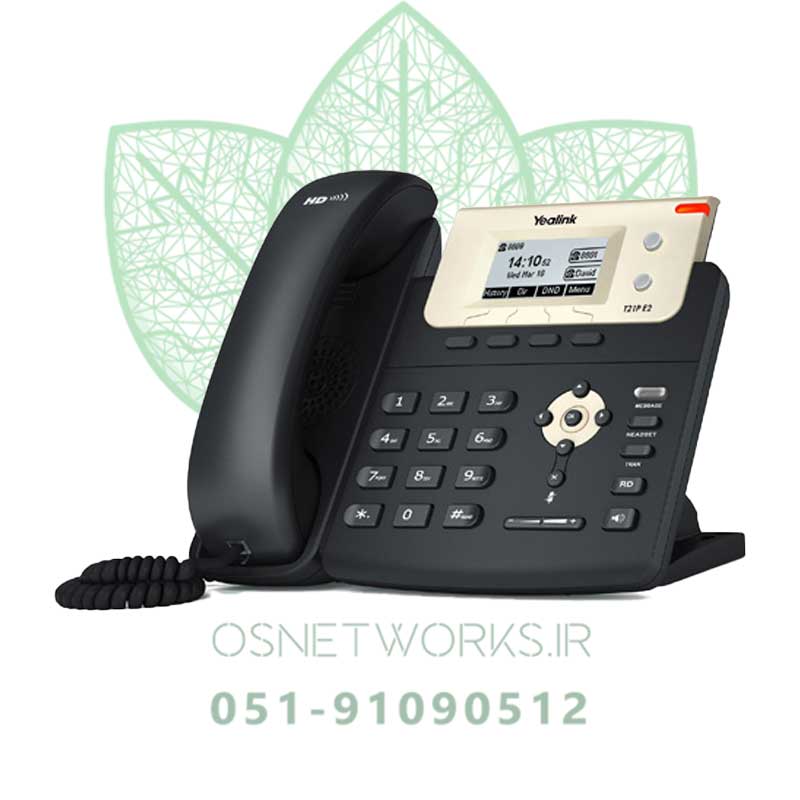 تلفن رومیزی تحت شبکه یالینک مدل SIP-T21P E2- ارتباط گستر آوای شهر امن - 05191090512